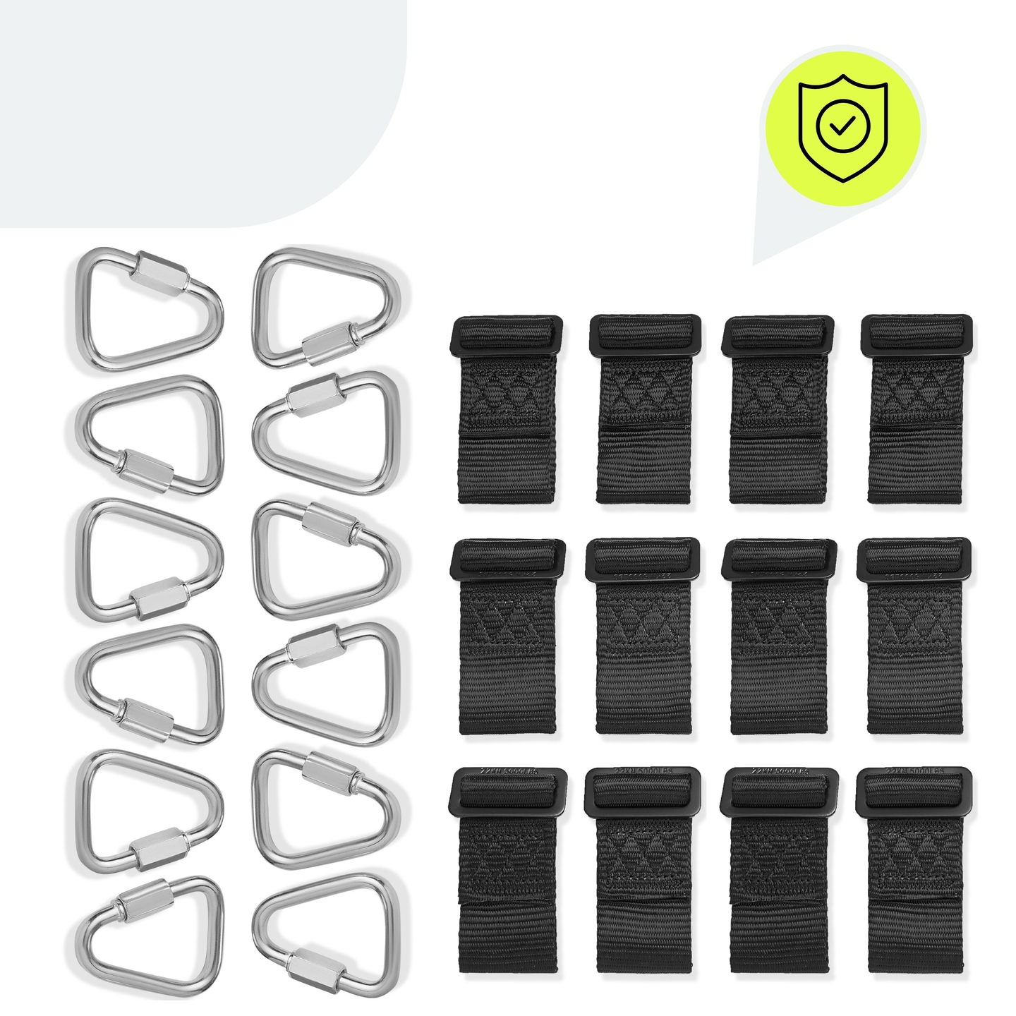 Ninja akadálypálya gyerekeknek - HyperMotion slackline készlet - 9 akadály