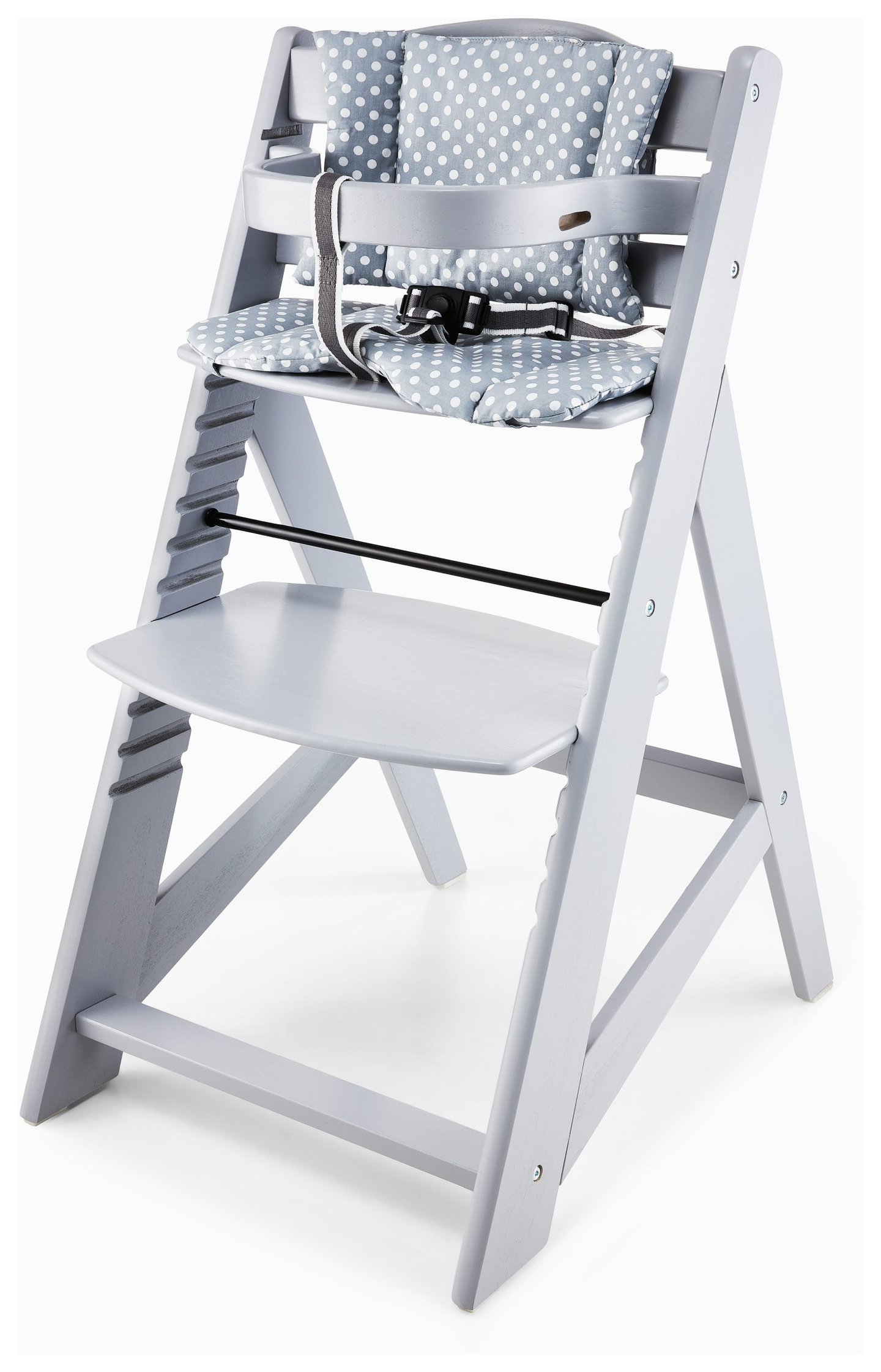 Fa etetőszék Moby-System WOODY - szürke színben