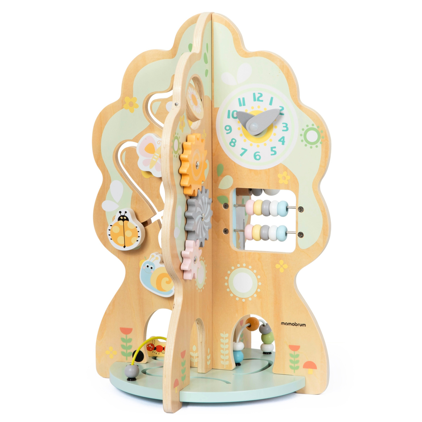 Fából készült oktatójáték 10 az 1-ben - többfunkciós fa