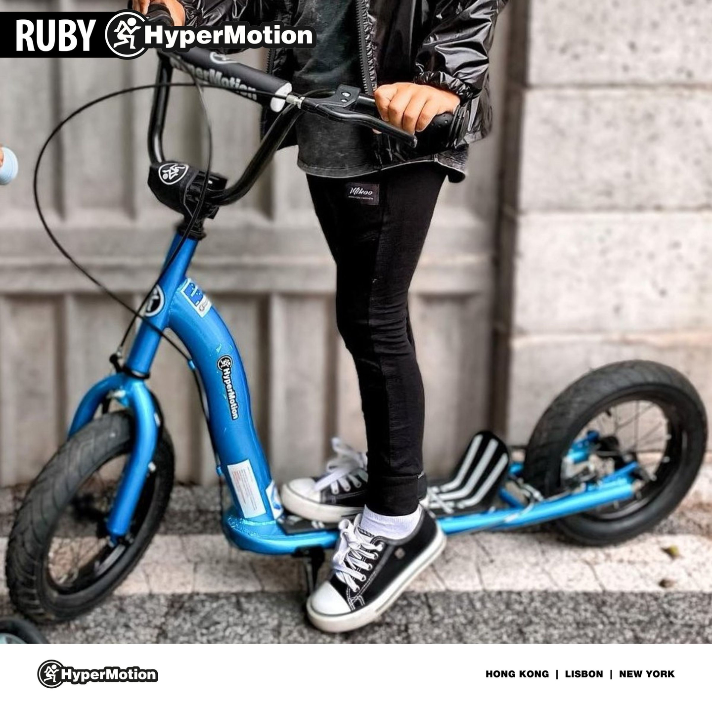Roller HyperMotion RUBY 12 (felfújható 30 cm kerekek) - Kék