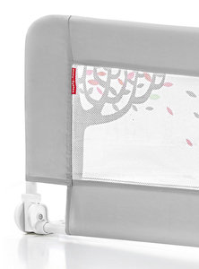 Biztonsági korlát az ágyhoz - ágyrács - szürke