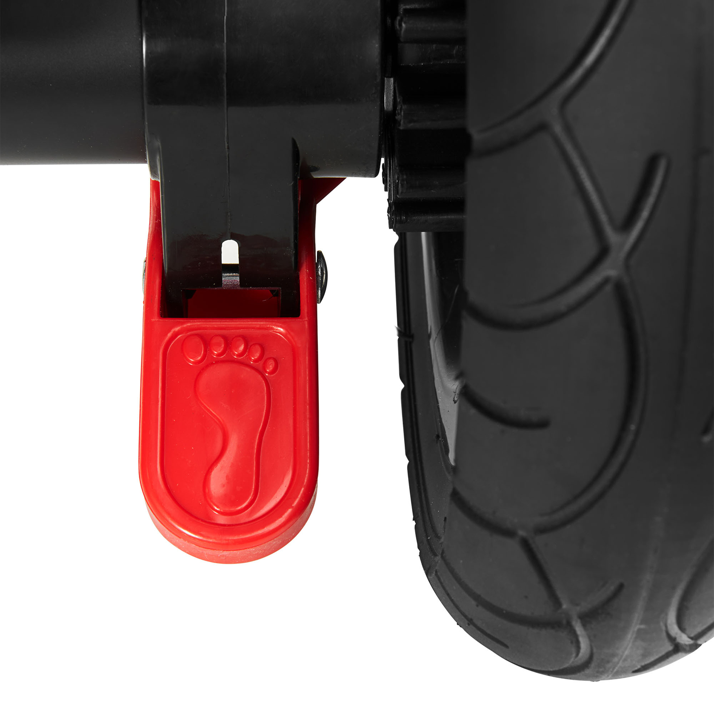 Háromkerekű gyerekeknek 1-4 éves korig - TOBI FREY - rózsaszín szín - forgatható - pumpás kerekek + tolóerő