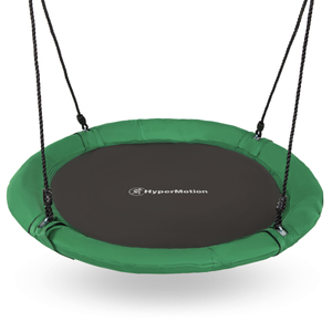 Gólyafészek típusú kerti hinta kerettel és kötelekkel