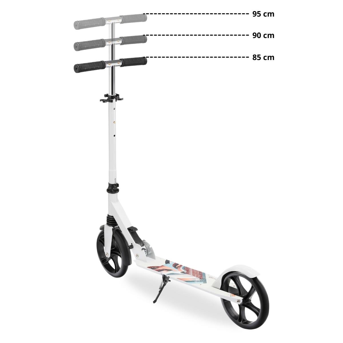 Kétkerekű roller fiatal felnőtteknek - lengéscsillapítóval - Hypermotion CITY SWIFT Winter Fox - 100kg