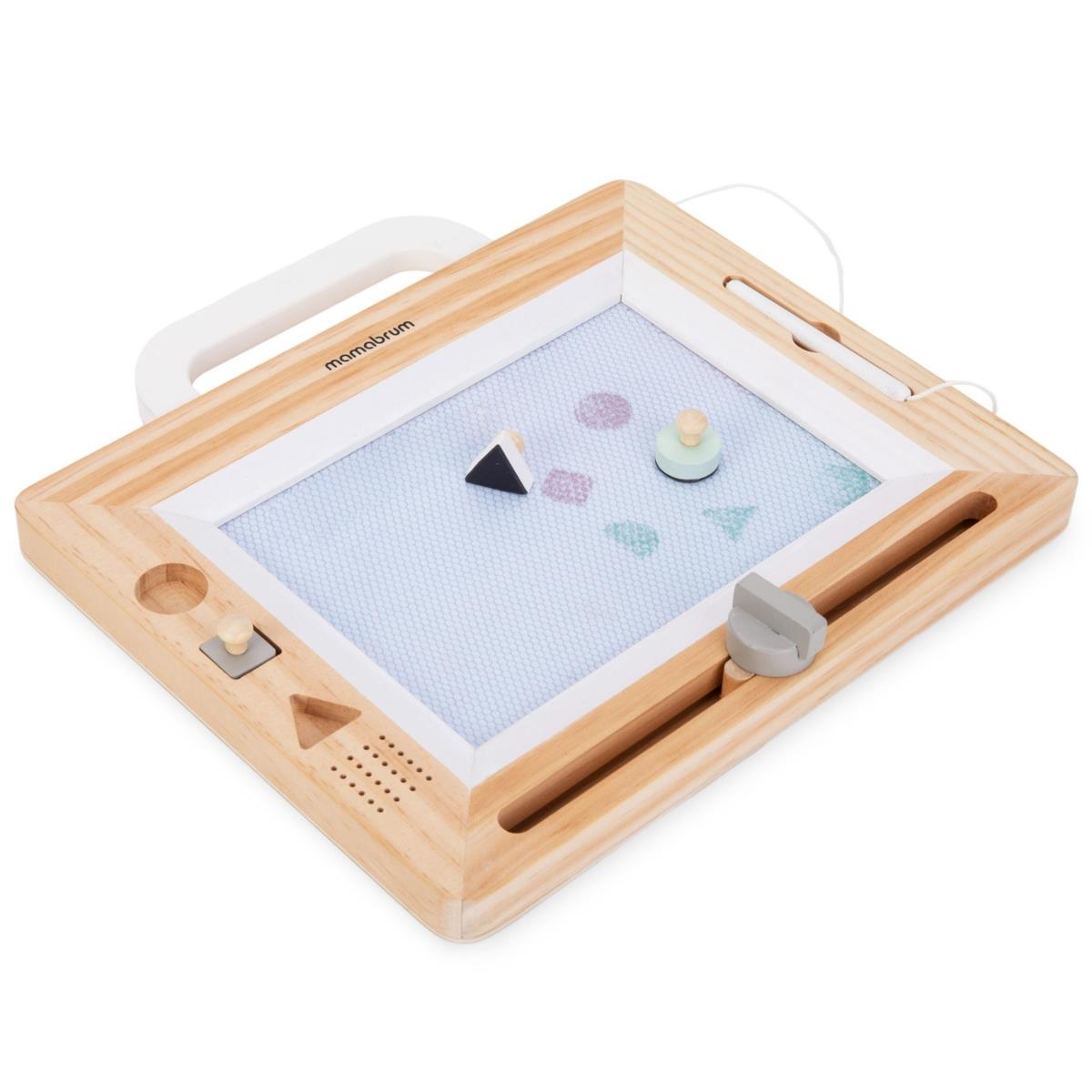 Fa scrapbook bélyegekkel - rajztábla