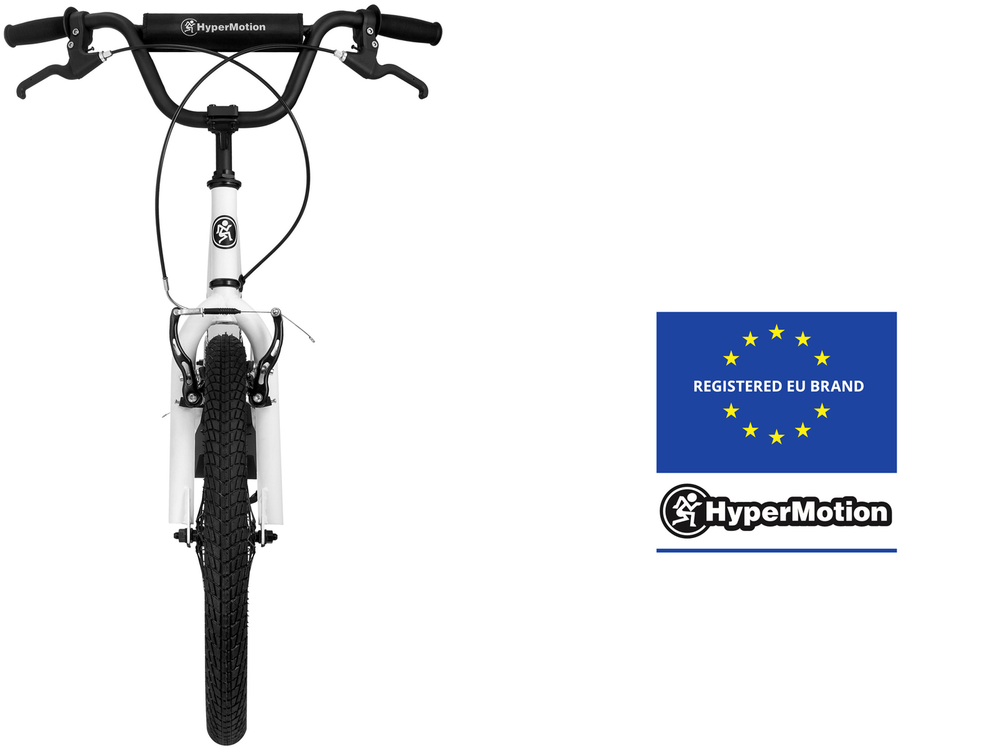 HyperMotion RIVA városi roller 50 cm-es és 40 cm-es felfújható kerekekkel