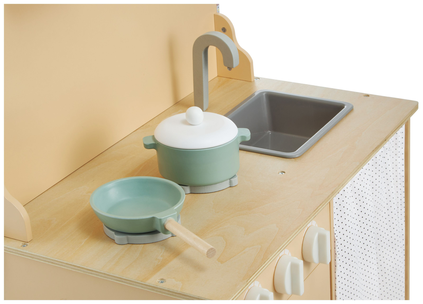 Fakonyha köténnyel, kiegészítőkkel és LED világítással