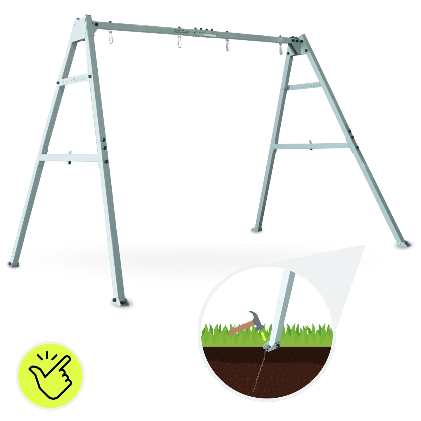 Kerti hinta vagy függőágy acélkerete