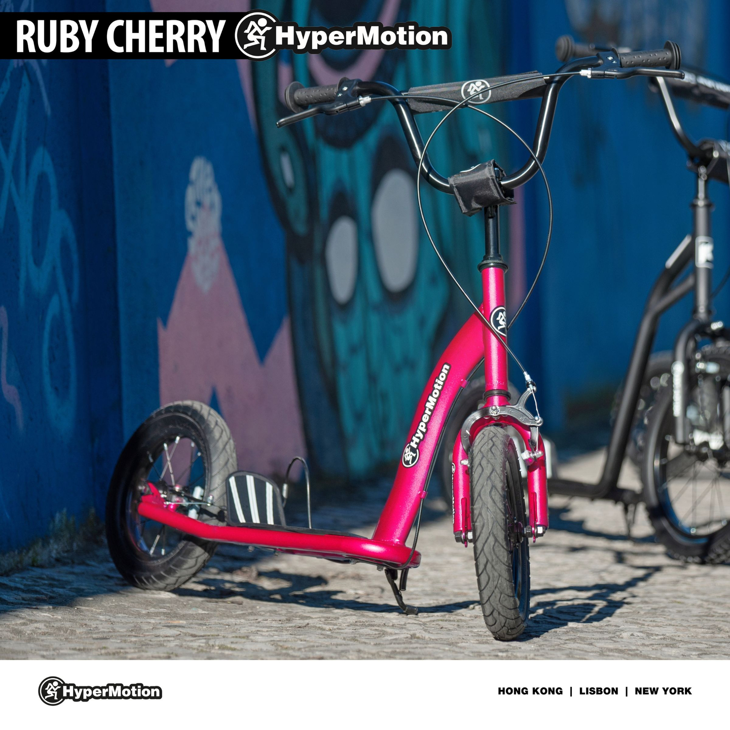 Scooter HyperMotion RUBY 12 (pumpált 30 cm-es kerekek) - fukszia/magenta
