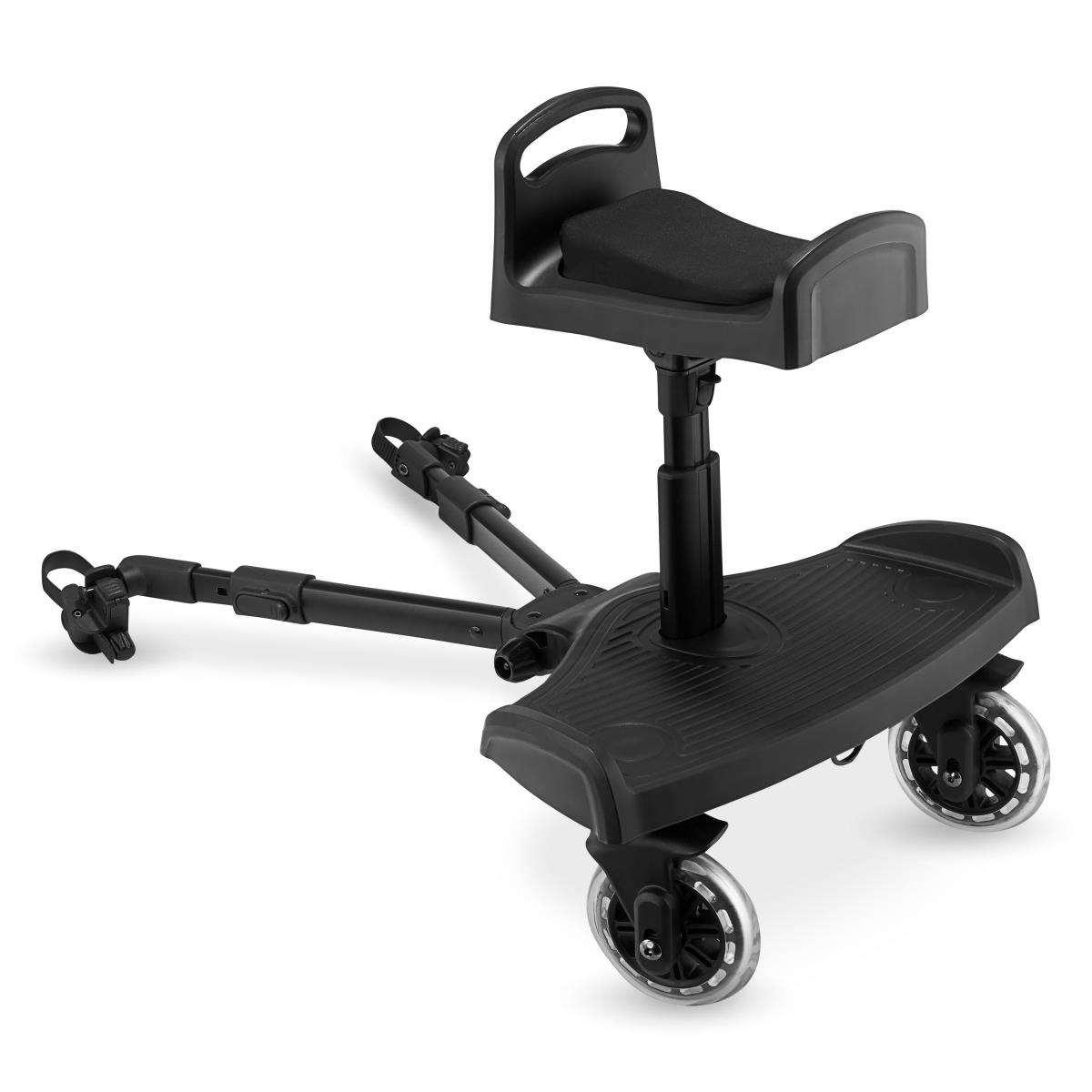 Babakocsi hosszabbító állítható üléssel és univerzális rögzítési rendszerrel - Moby-System BUGGY2GO