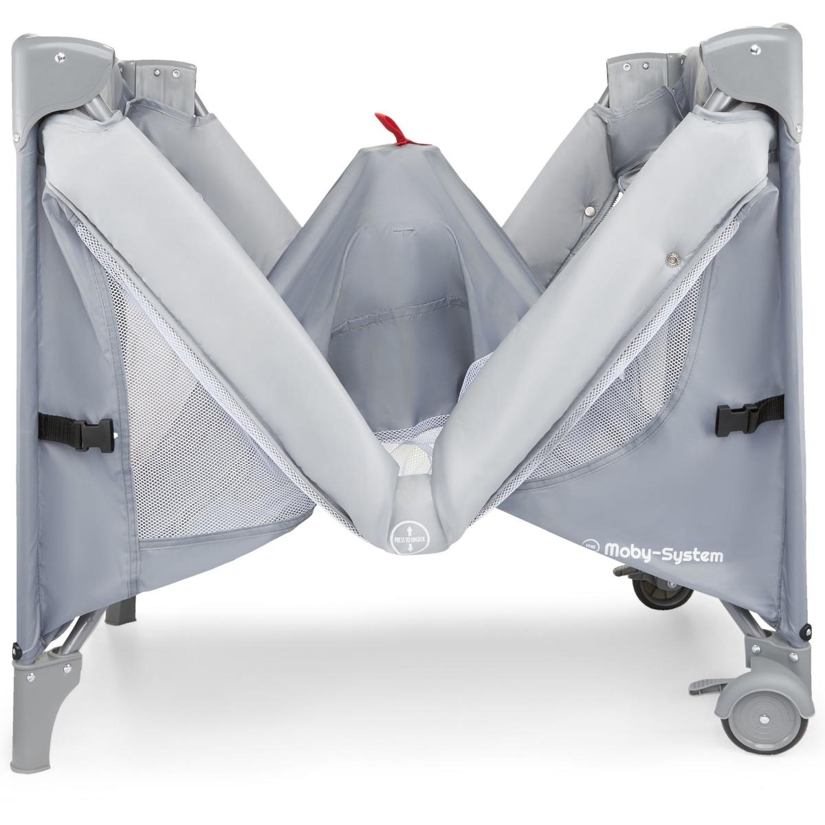 Szorosan 3 az 1-ben hordozható kiságy pelenkázóasztallal, matraccal és hordtáskával