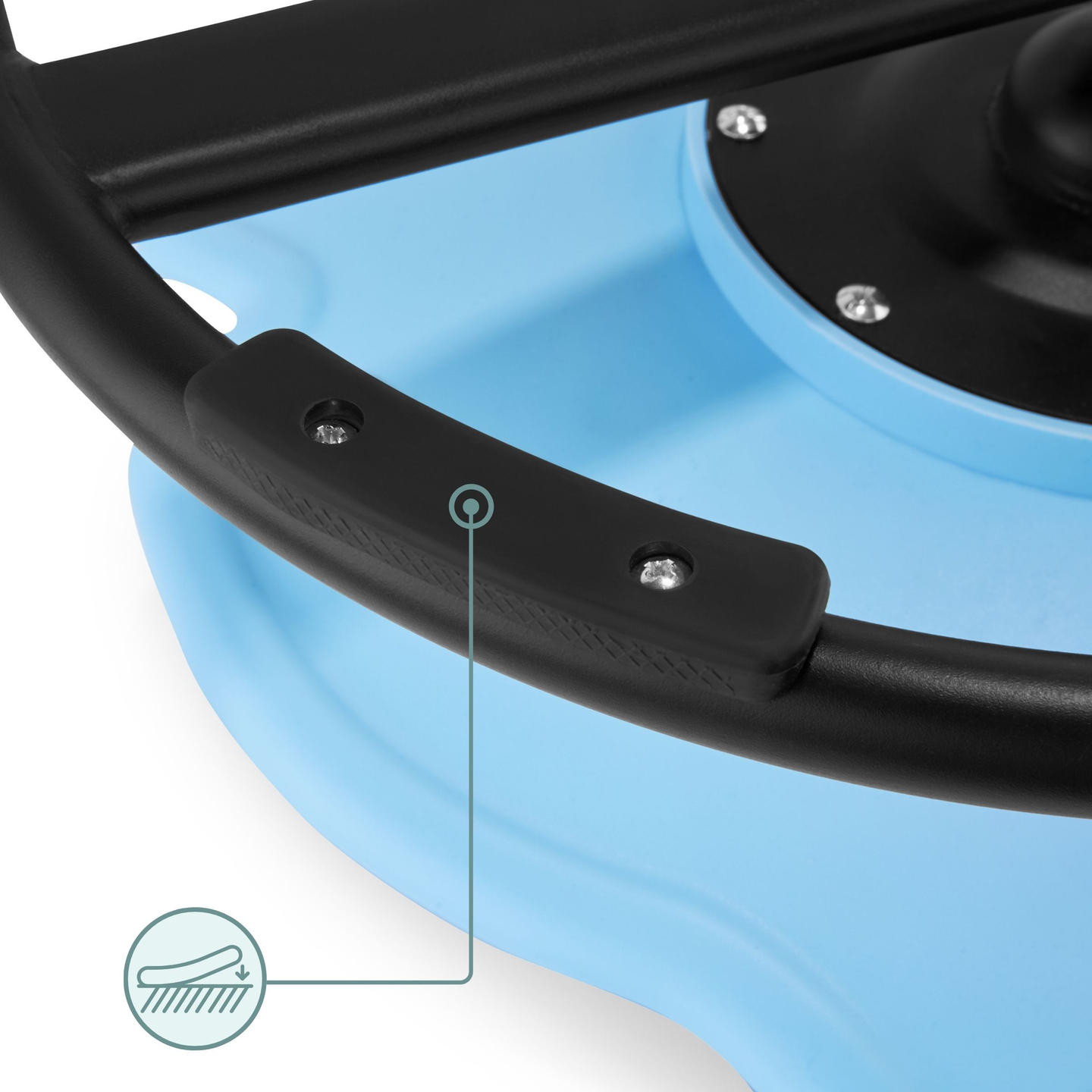 Mini körhinta gyerekeknek Hal - kék