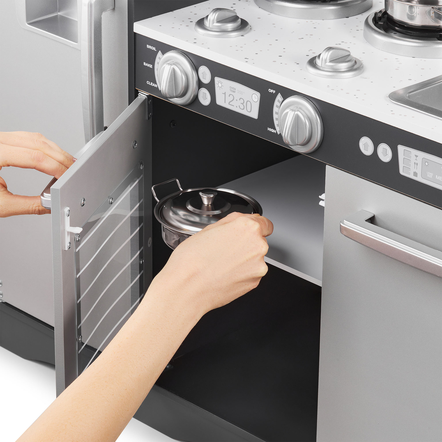 XXL fakonyha LED világítással, köténnyel és kiegészítőkkel