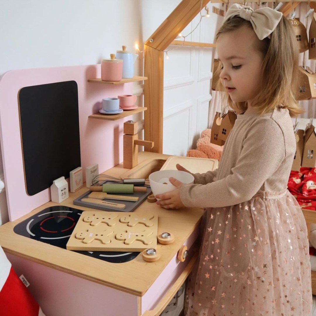 Fából készült mézeskalács készlet