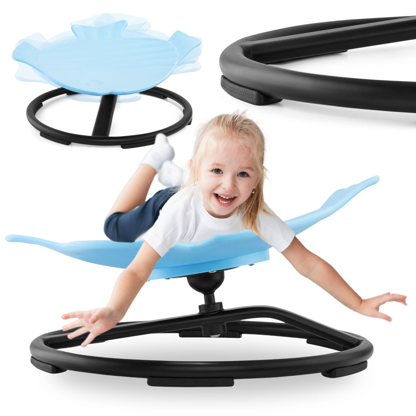 Mini körhinta gyerekeknek Hal - kék