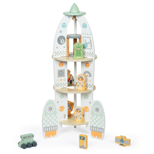 Nagy fa űrrakéta lifttel és tartozékokkal - XXL