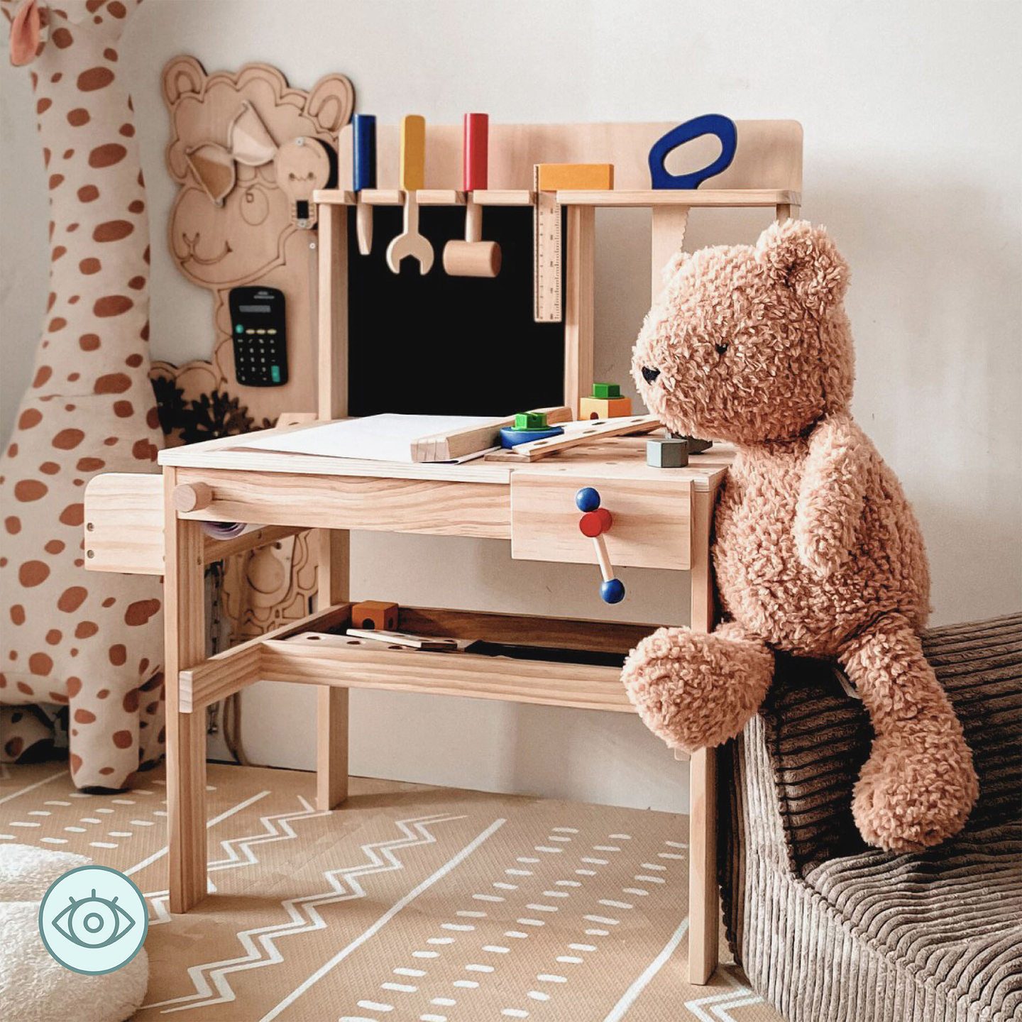 Fából készült barkácskészlet XXL - 75 darab