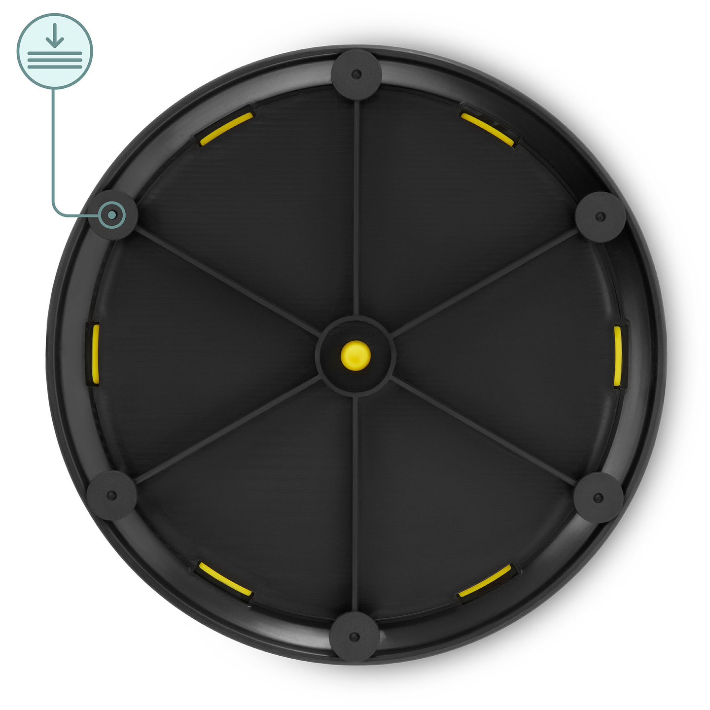 Színes szenzoros korongok gyerekeknek - 24 db