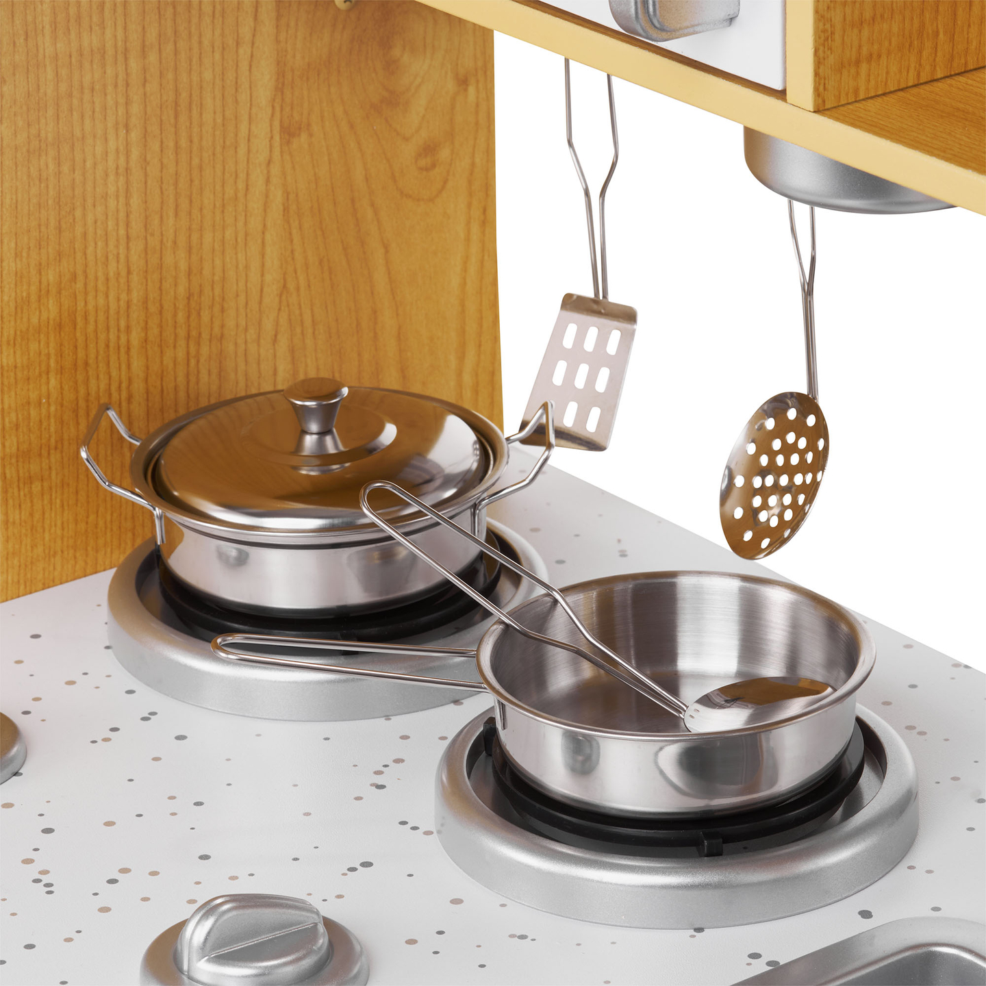 XXL fakonyha LED világítással, köténnyel és kiegészítőkkel