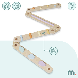 Nagy fából készült érzékszervi ösvény - egyensúlyi pálya - 9 elem