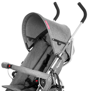 Könnyű babakocsi, esernyő Moby-System Barton szín: szürke