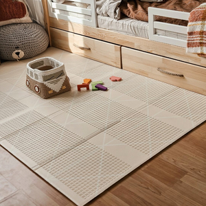 Kétoldalas összecsukható habszivacs szőnyeg 180 x 120 x 1cm - Charming Town/Sand Beige