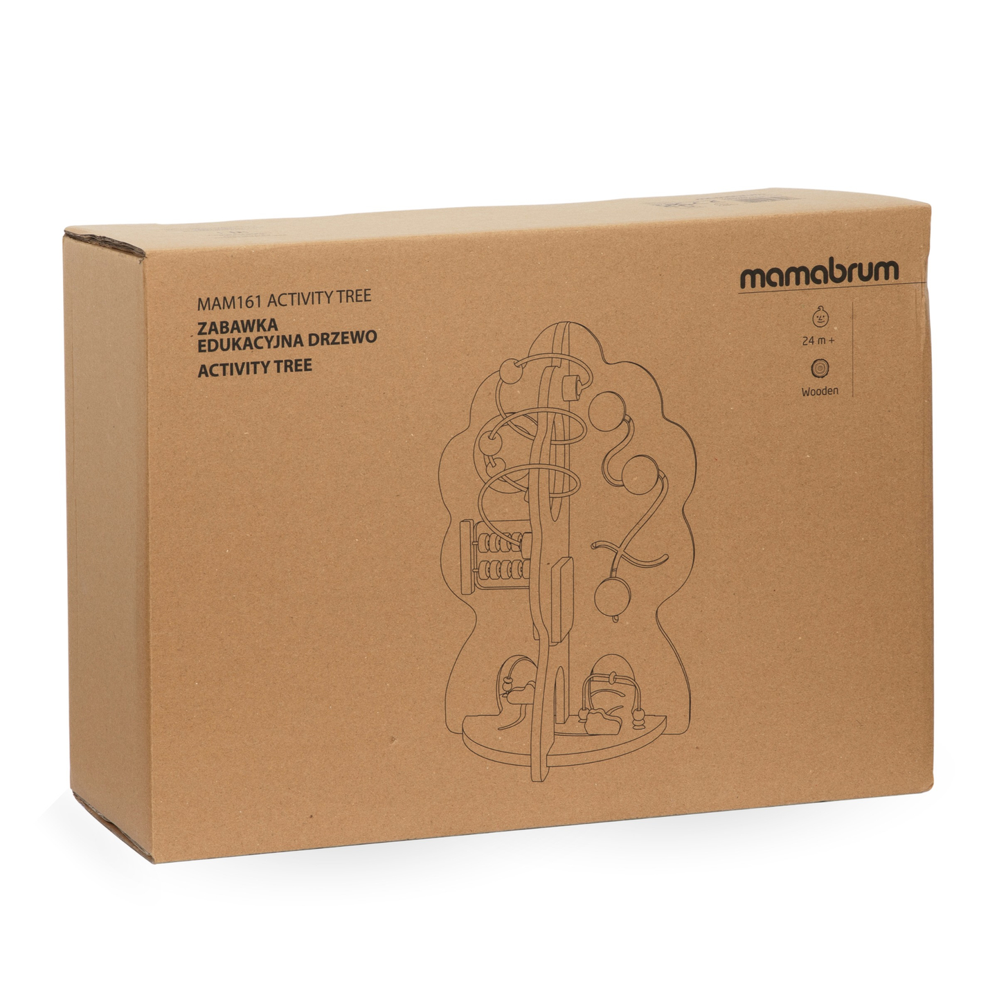 Fából készült oktatójáték 10 az 1-ben - többfunkciós fa