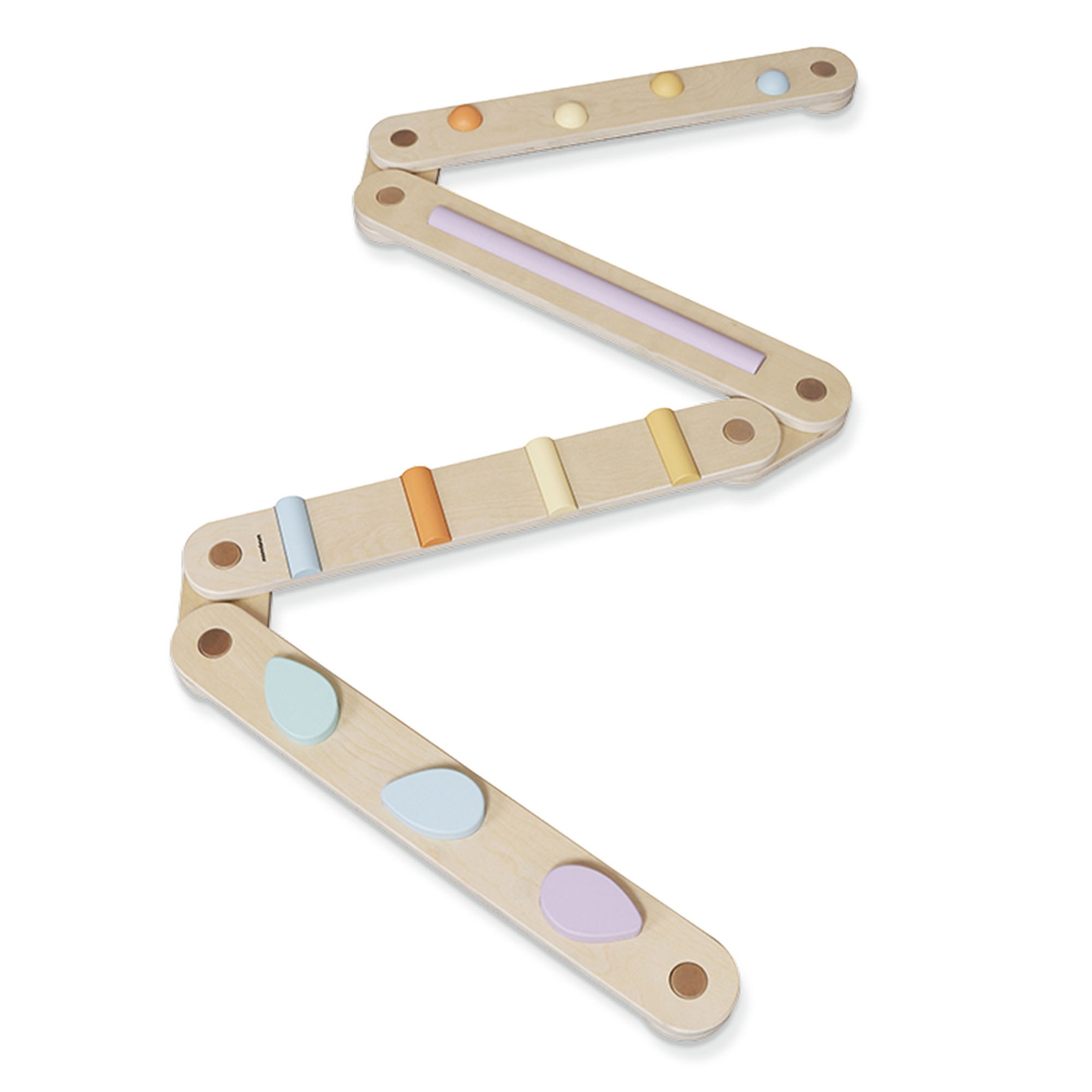 Nagy fából készült érzékszervi ösvény - egyensúlyi pálya - 9 elem