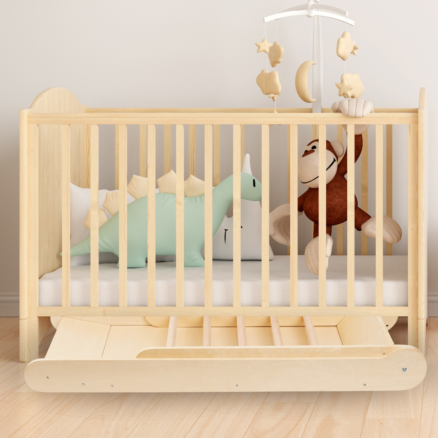 Fa csúszda létrával gyerekeknek