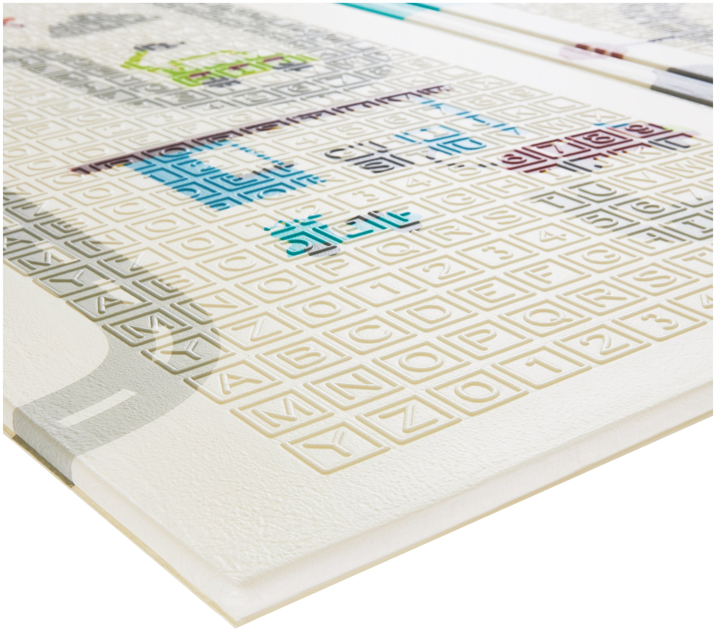 Kétoldalas habszőnyeg XXL - összecsukható 1 CM (hegyek és utak)