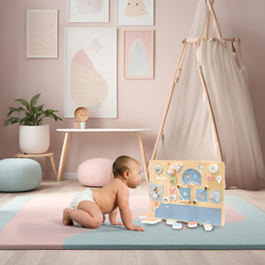 Fából készült manipulatív tábla - Kozmosz