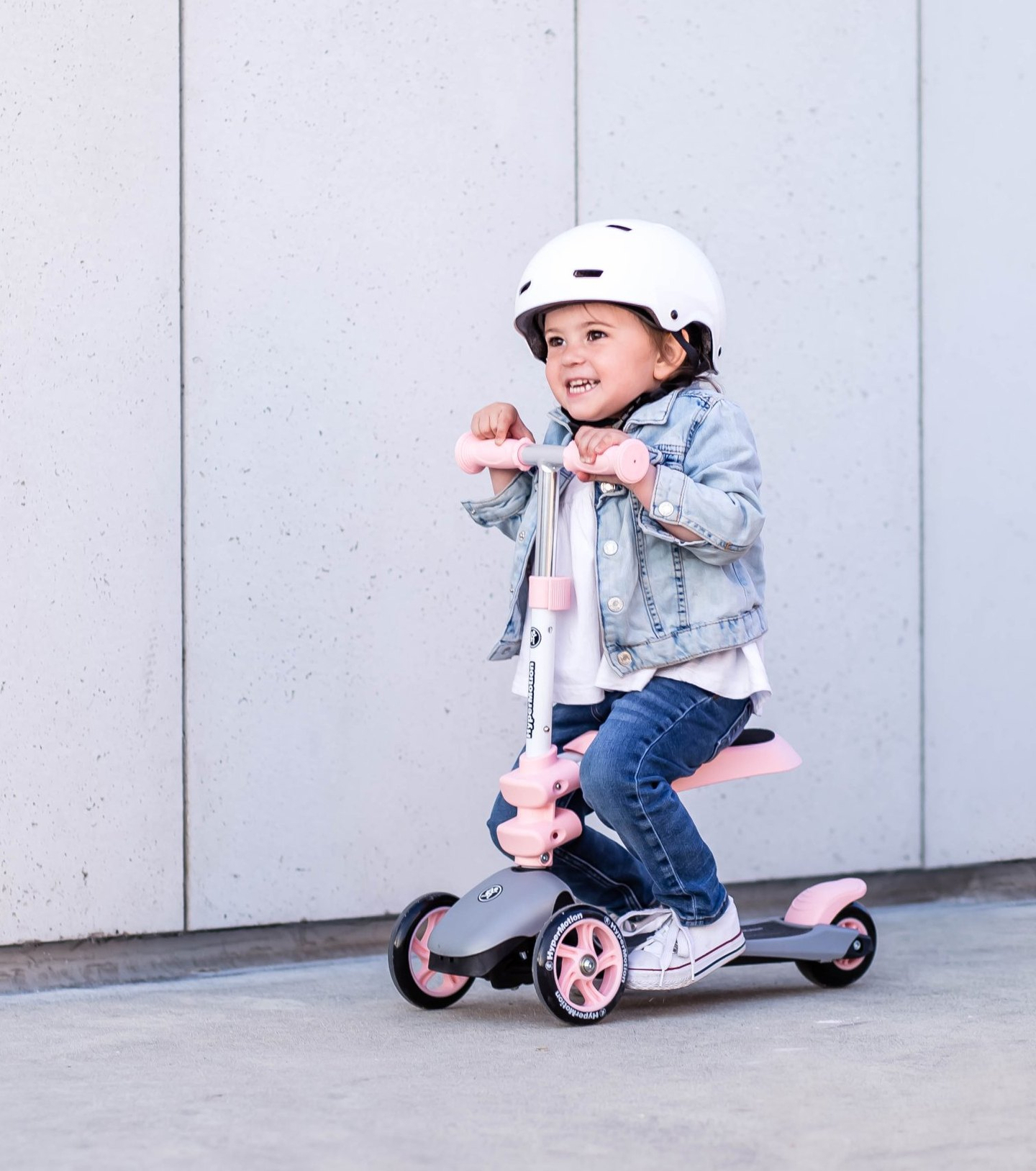 HyperMotion egyensúlyozó háromkerekű 3in1 - rózsaszín