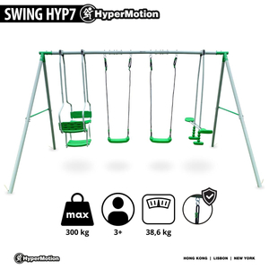 6 személyes hinta készlet gyerekeknek - kerti játszótér