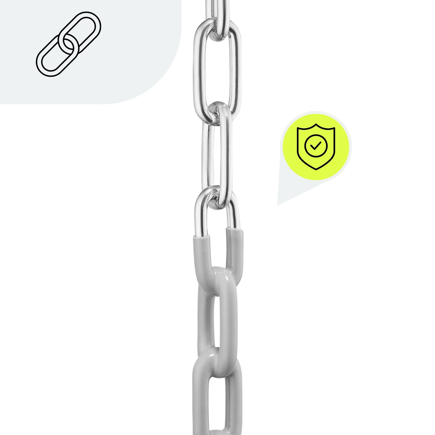 HyperMotion kisgyermek lánchinta magas háttámlával