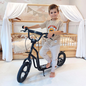 Roller HyperMotion VIVA 12 (felfújható 30cm kerekek) - Fekete