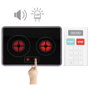 XXXL fából készült interaktív sarokkonyha hűtőszekrénnyel, mikrohullámú sütővel, sütővel, mosogatógéppel és tartozékokkal - fehér színben