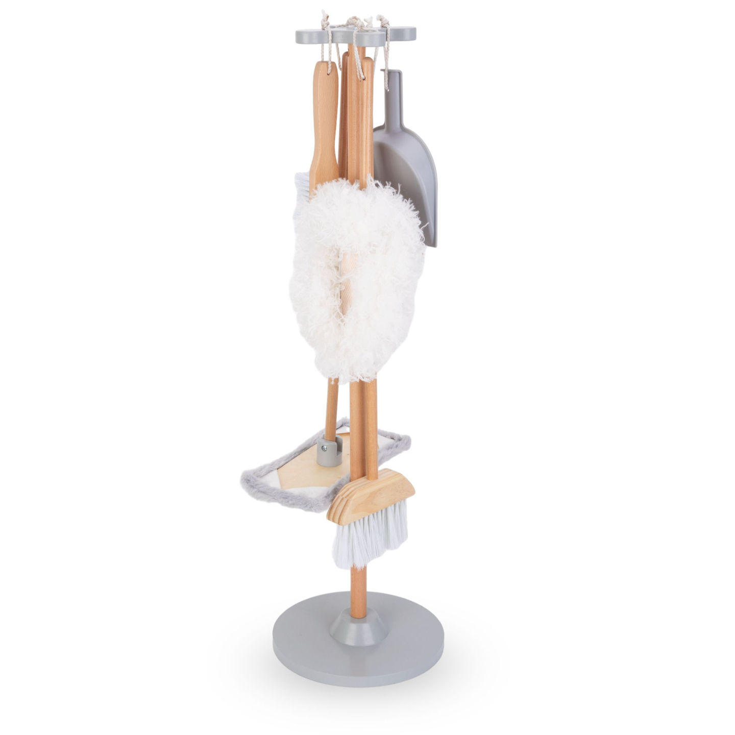 Fából készült tisztító készlet