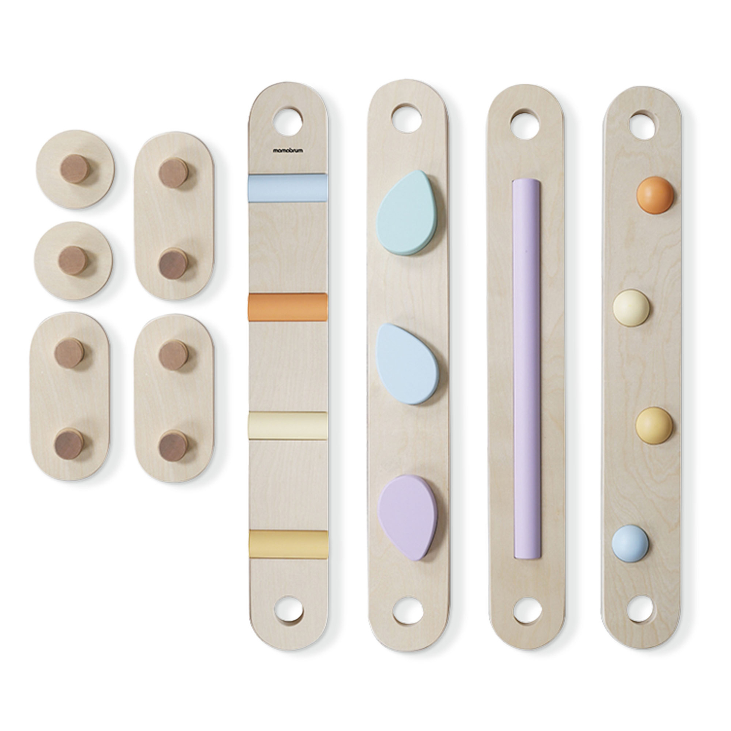 Nagy fából készült érzékszervi ösvény - egyensúlyi pálya - 9 elem