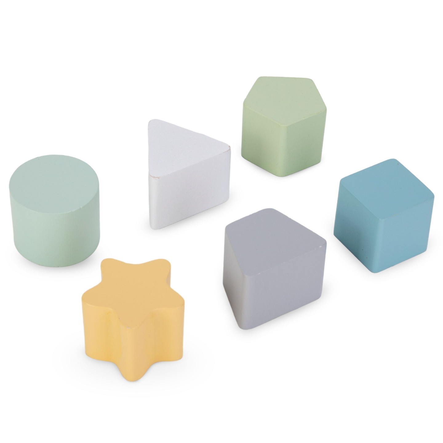 Nagy fából készült aktivitási kocka hurokkal - Montessori