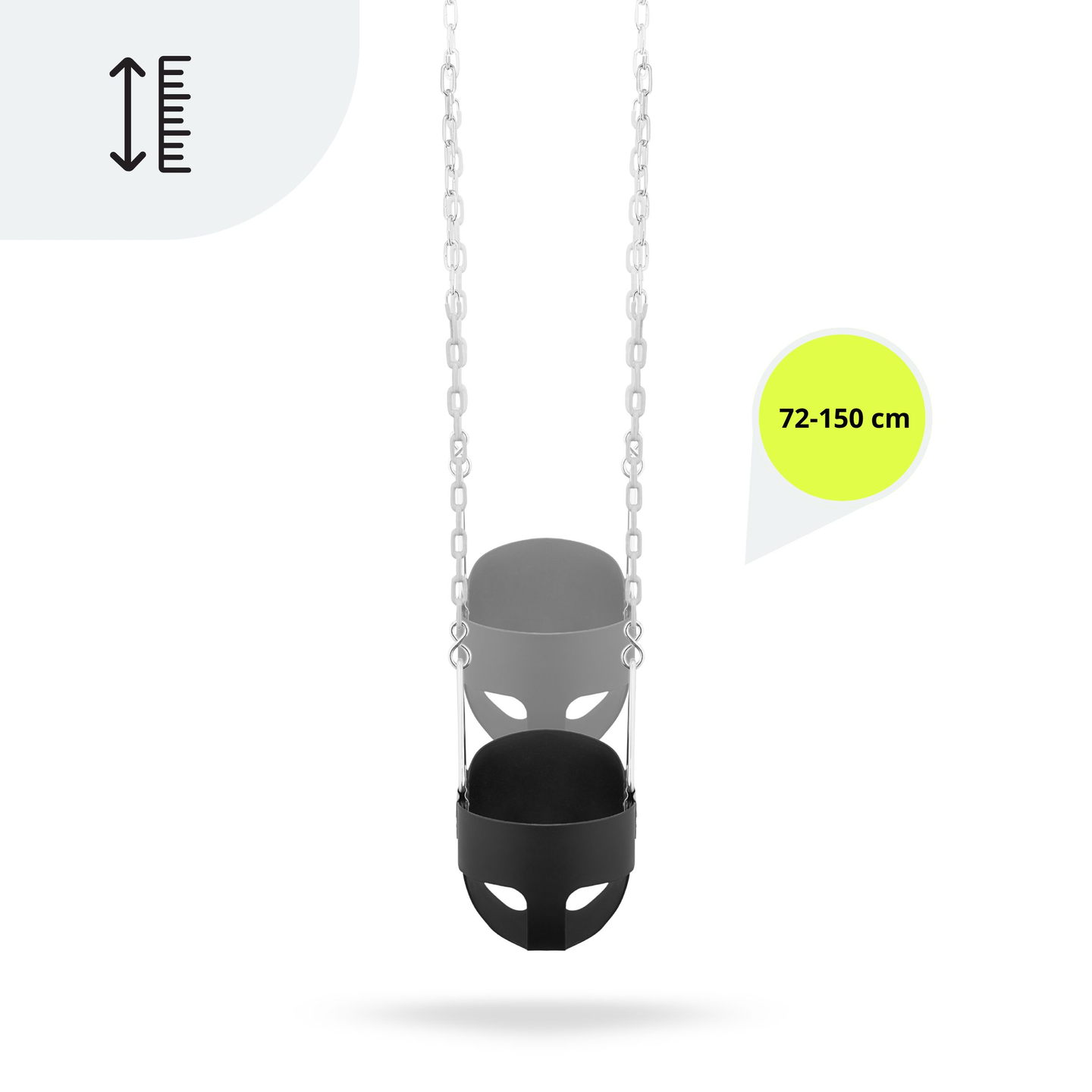 HyperMotion kisgyermek lánchinta magas háttámlával