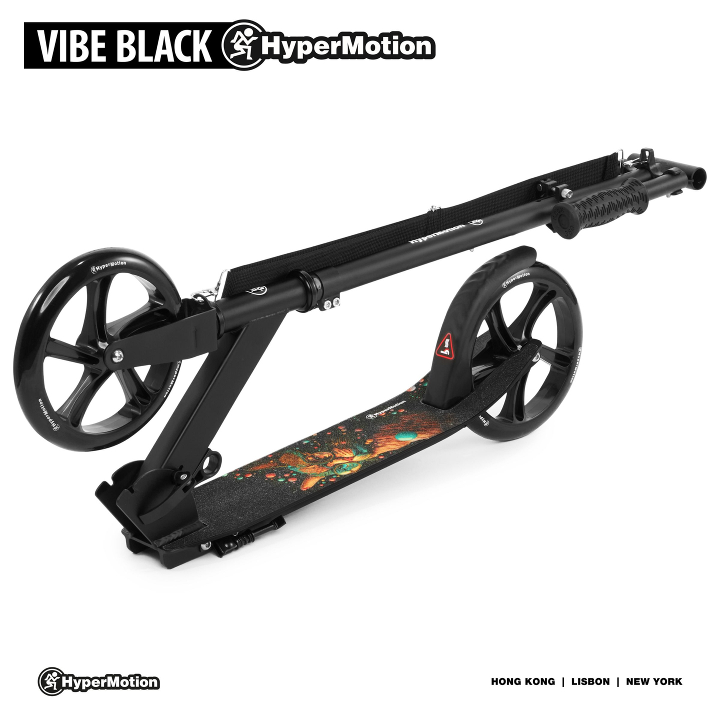 Kétkerekű városi robogó VIBE Black HyperMotion - 100kg