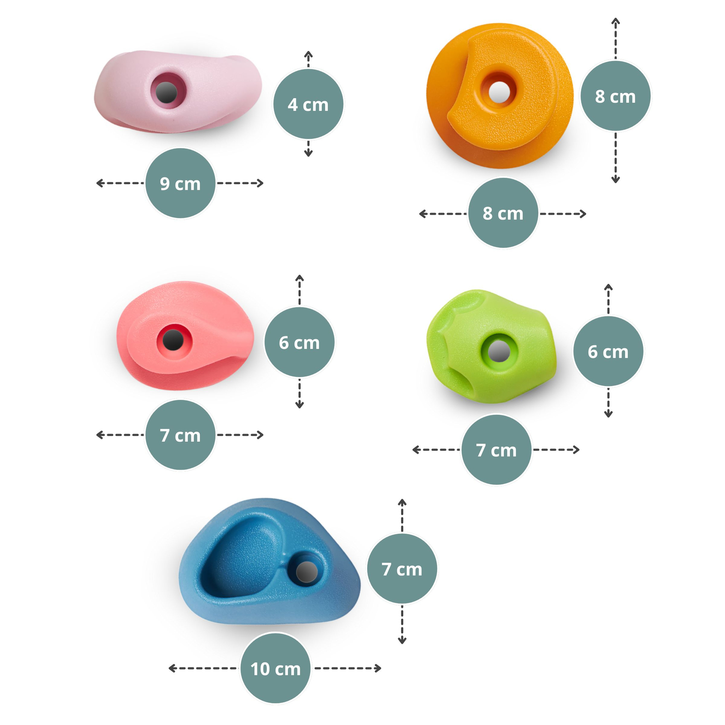 Fából készült mászófal gyerekeknek