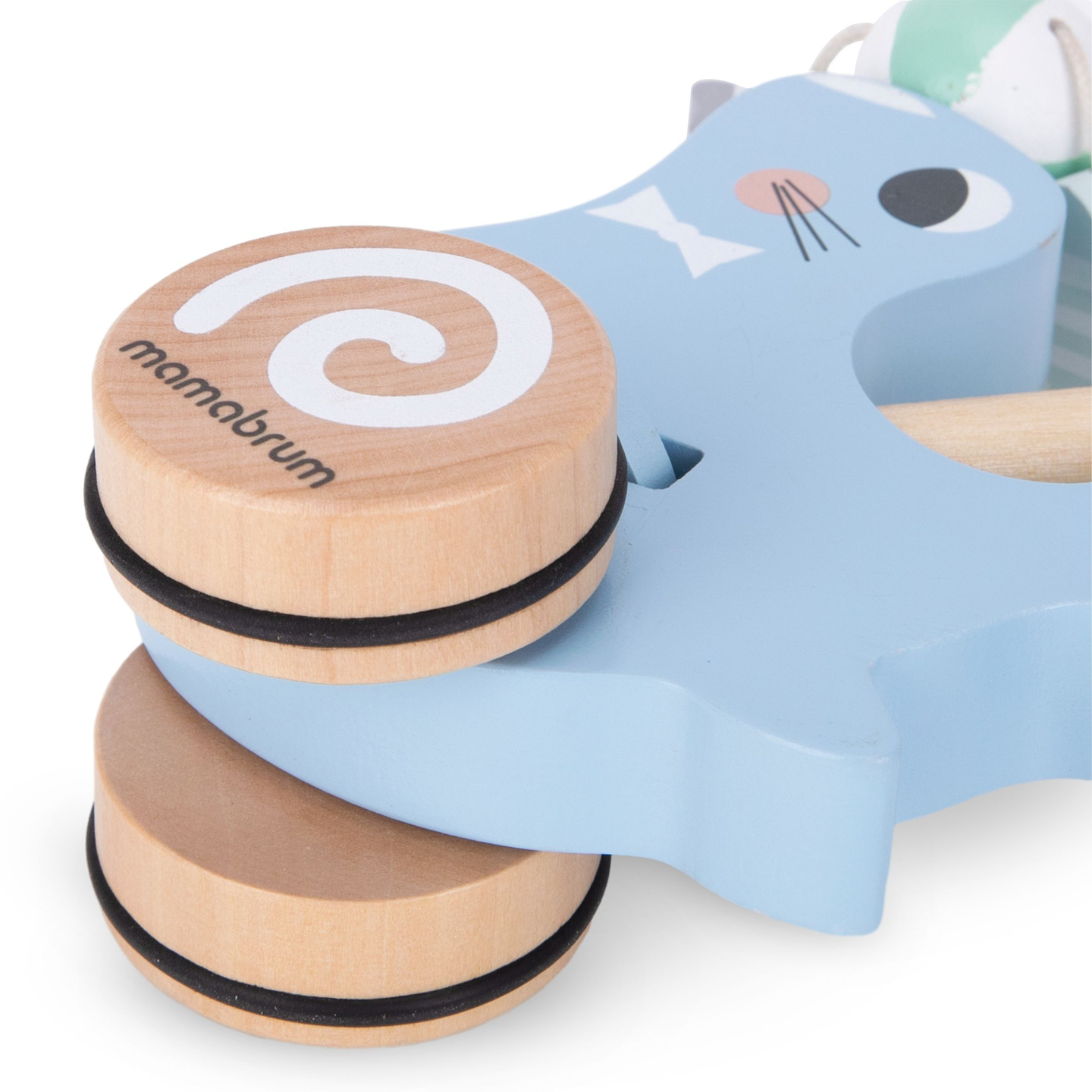 Fából készült pecsét nyomórúddal - tolókarral