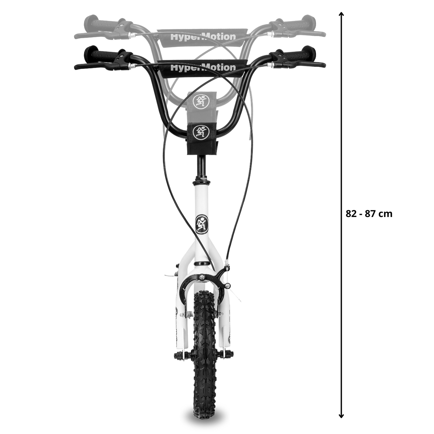 HyperMotion VIVA 12 roller (30cm-es pumpás kerekek) - fehér