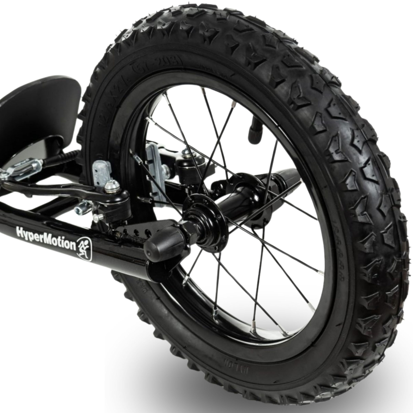 Roller HyperMotion VIVA 12 (felfújható 30cm kerekek) - Fekete