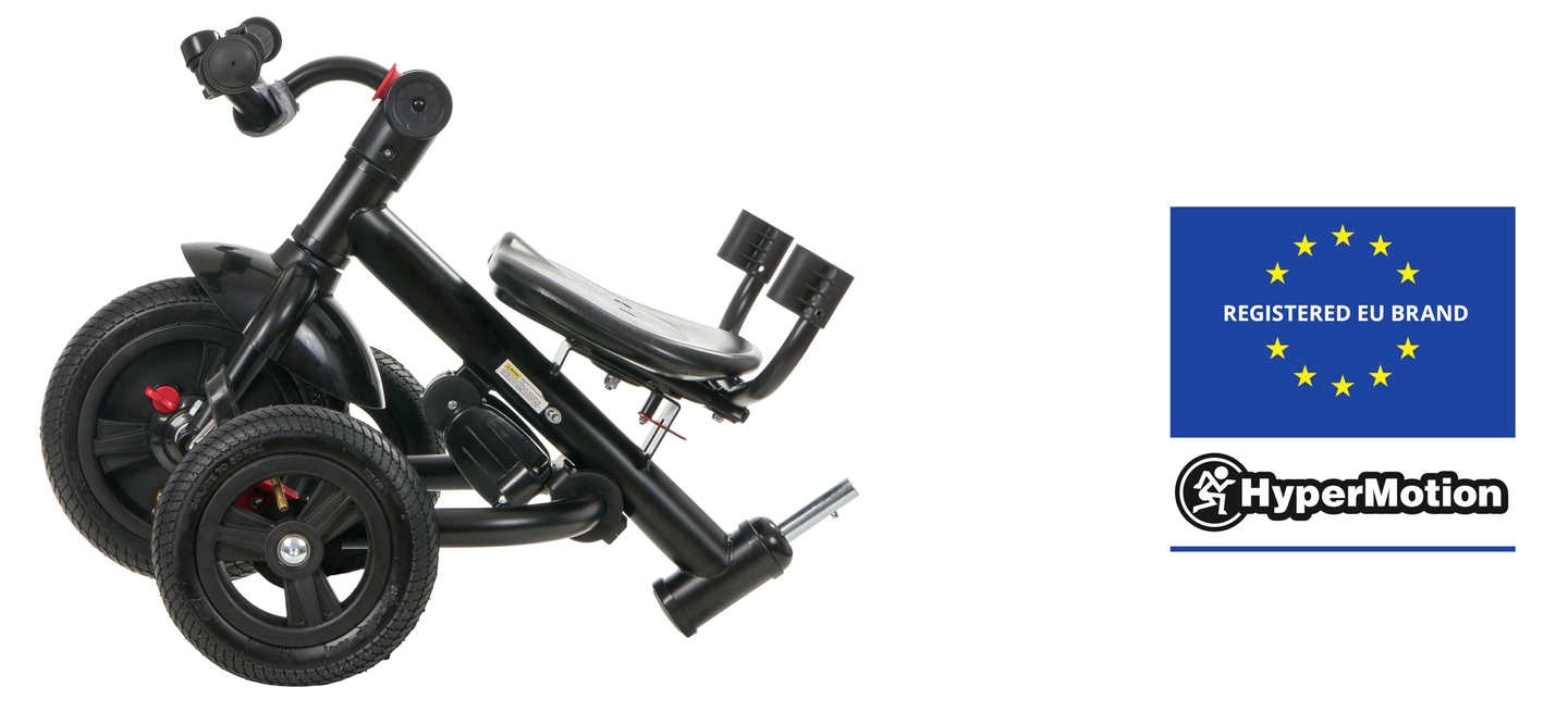 Tricikli Tobi Velar + esővédő fólia - szürke