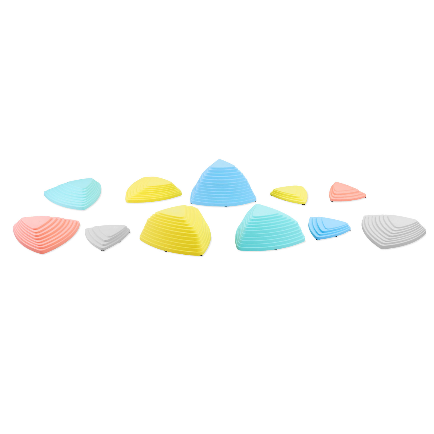 Színes kiegyenlítő kövek - 11 db