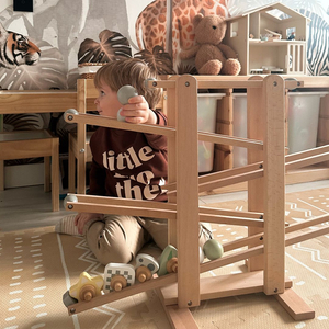 Nagy fa zsákutca - csúszda pörgő elemekkel