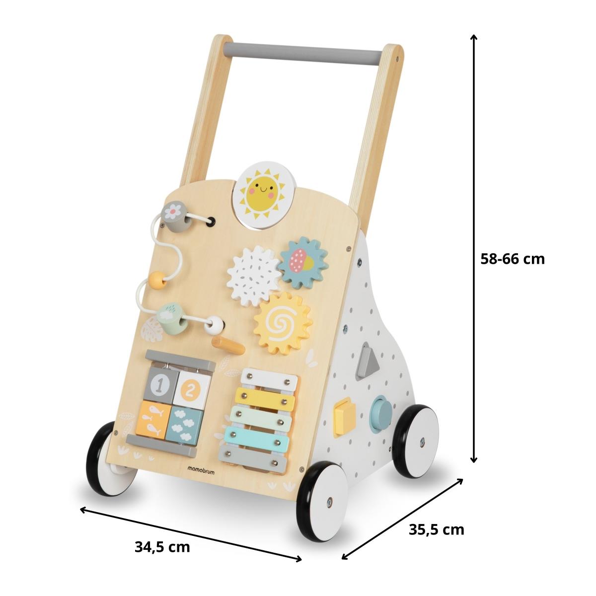 Oktatási fa járókeret 8in1 / babatoló - manipulációs tábla