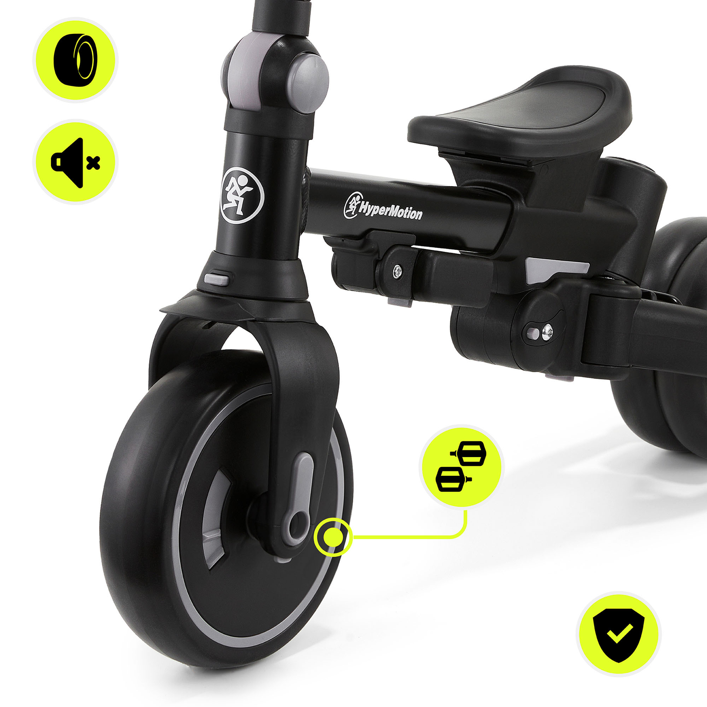 8in1 multifunkciós tricikli TOBI FOREST - szürke